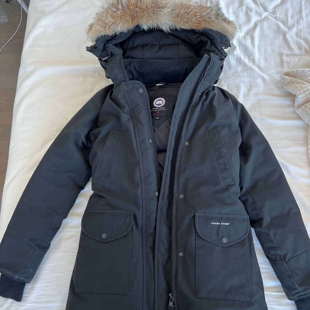 Women’s Canada Goode Trillium Parka -  Black Size Small (S)